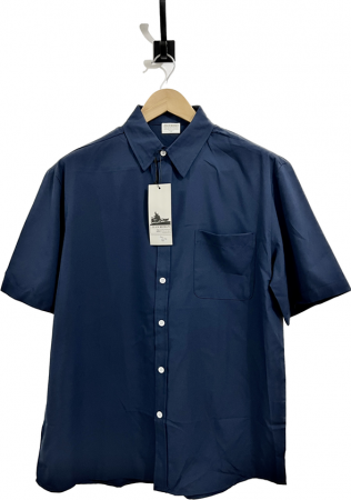 Korea 韓國深藍色短袖恤衫Short sleeve shirt